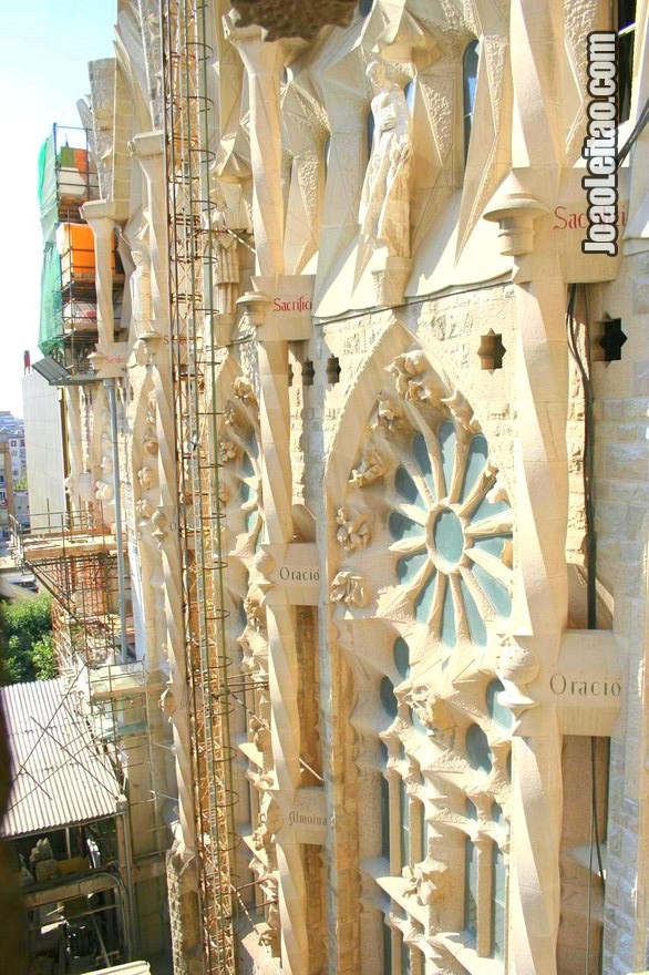 Foto da igreja da Sagrada Família em Barcelona