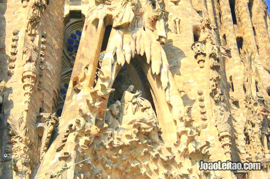Foto da igreja da Sagrada Família em Barcelona