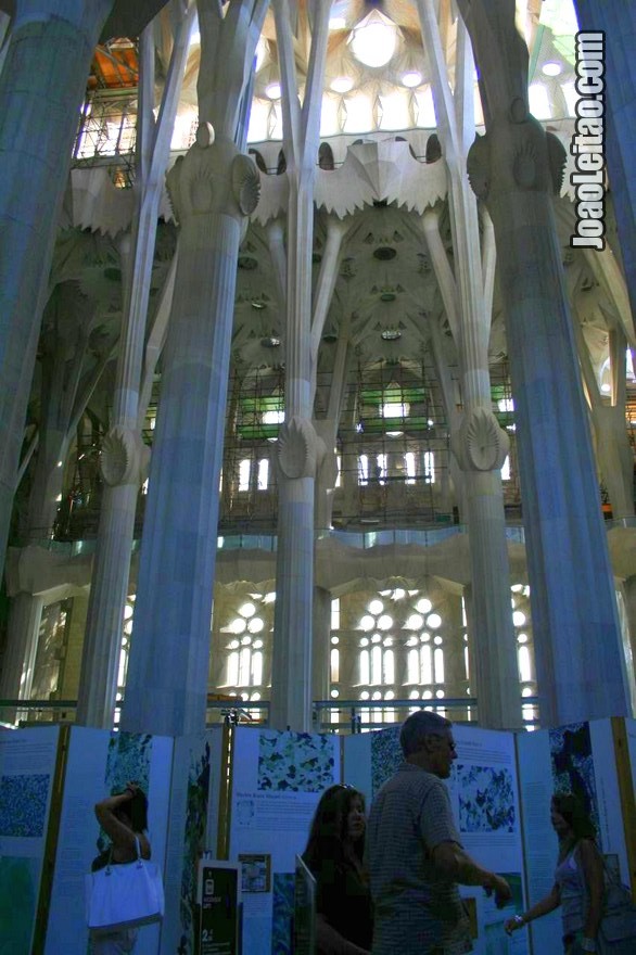 Foto da igreja da Sagrada Família em Barcelona
