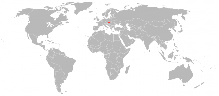 Mapa Eslovaquia