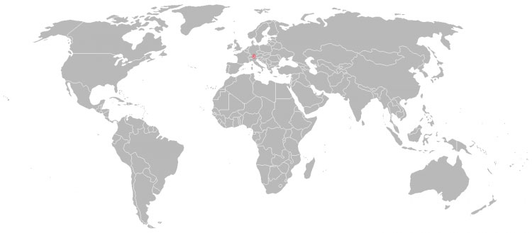 Mapa Liechtenstein