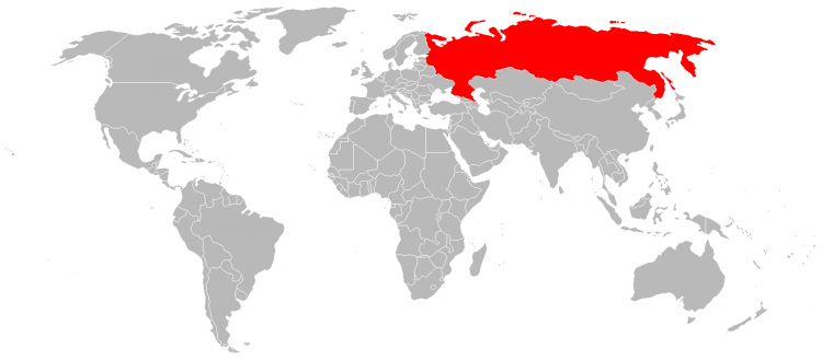 Mapa Russia