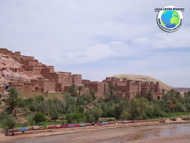 Ksar de Ait Benhaddou, aldeia UNESCO em Ouarzazate, Marrocos