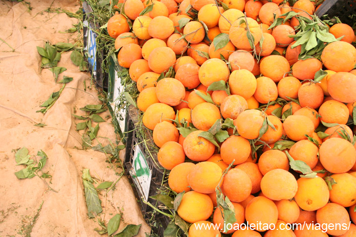 O sumo de laranja marroquino é muito doce