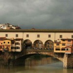 Fotografias da Ponte Vecchi em Florença, Itália Fotografias da Ponte Vecchi em Florença, Itália