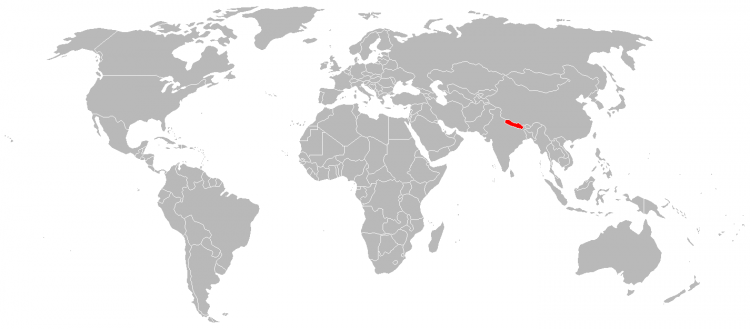 Mapa Nepal