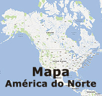 Mapa da America do Norte