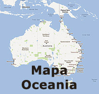 Mapa da Oceania