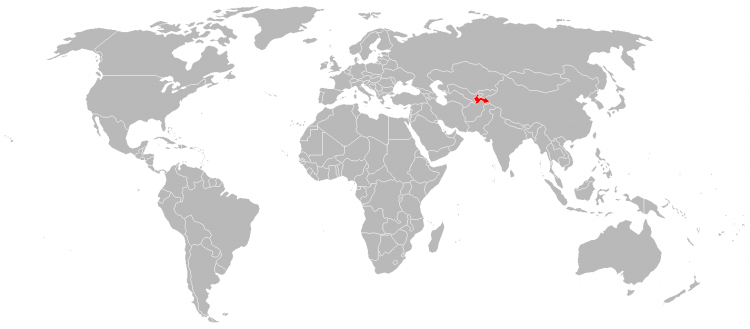Mapa Tajiquistao