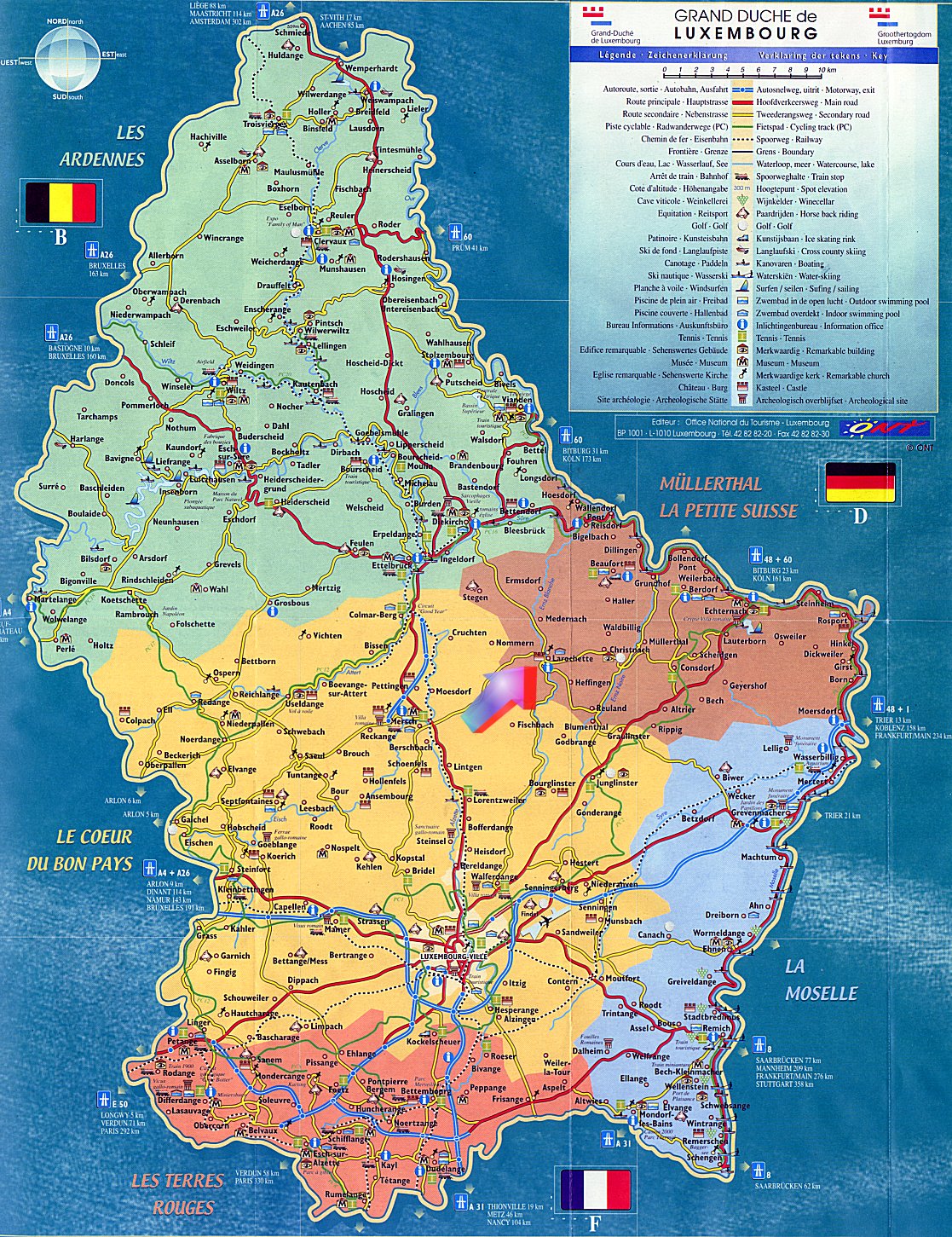Mapas do Luxemburgo