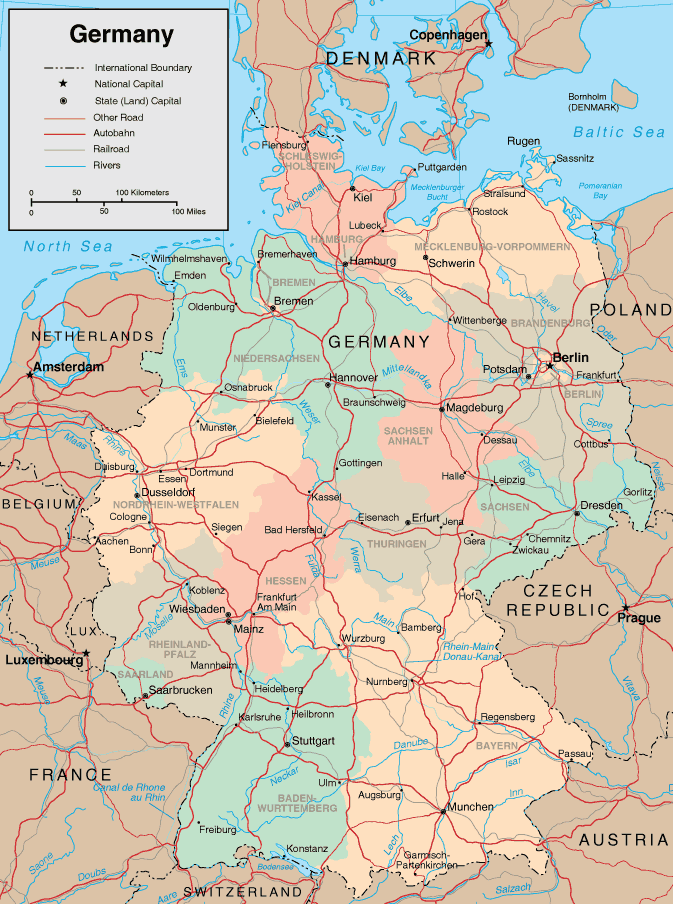 Mapas Alemanha