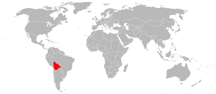 Mapa Bolivia
