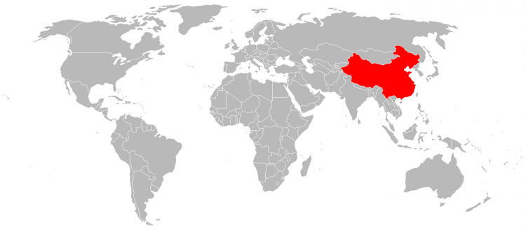 Mapa China