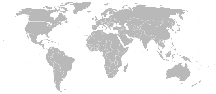 Mapa Bahrein