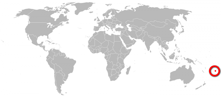 Mapa Tonga