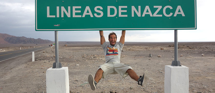 João Leitão in Nazca Lines - Travel Blog