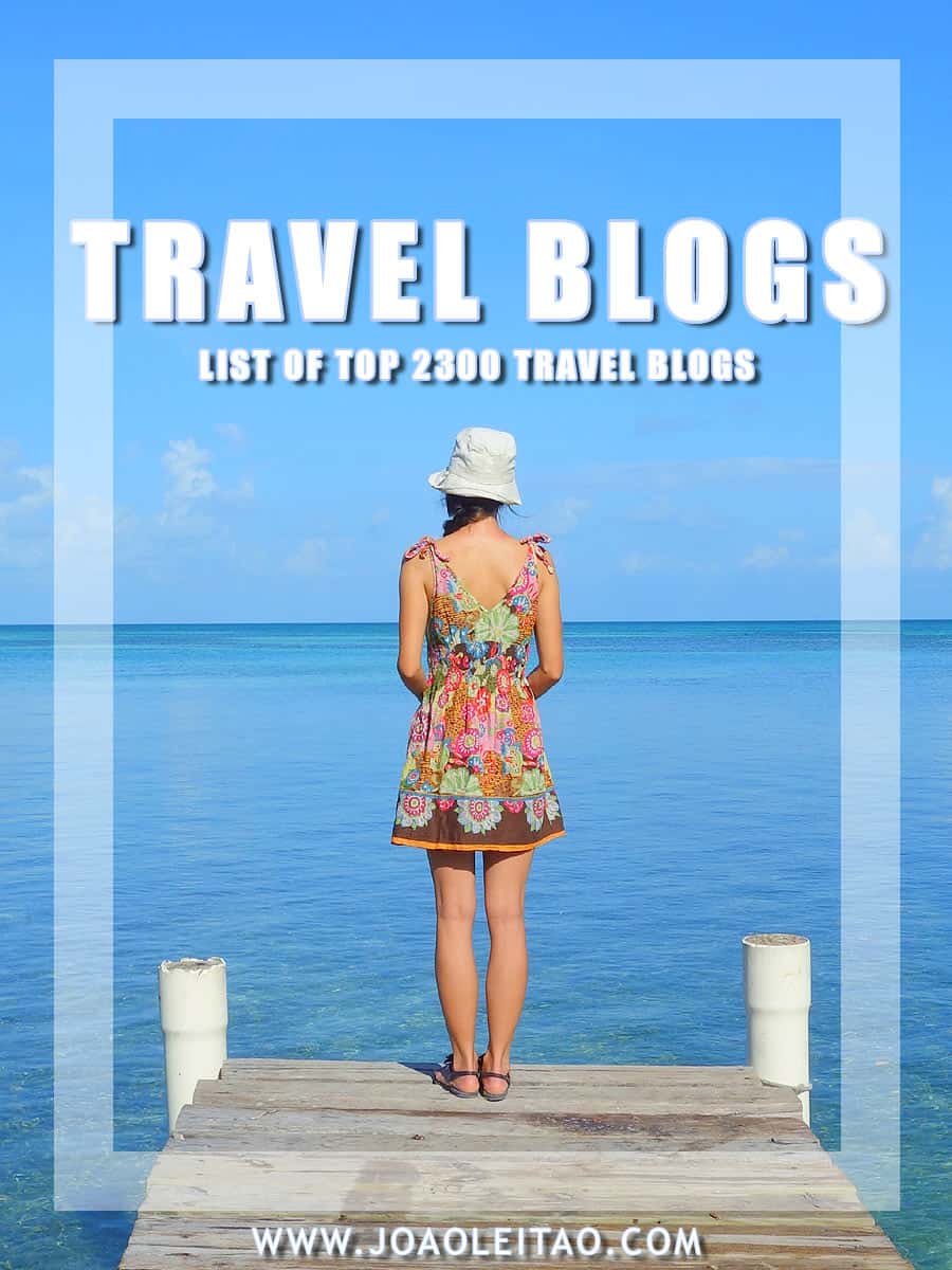 Travel Blogs List of Top 2300 blogs on the