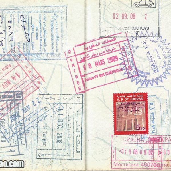 Peek Inside a Full Passport and be inspired to Travel