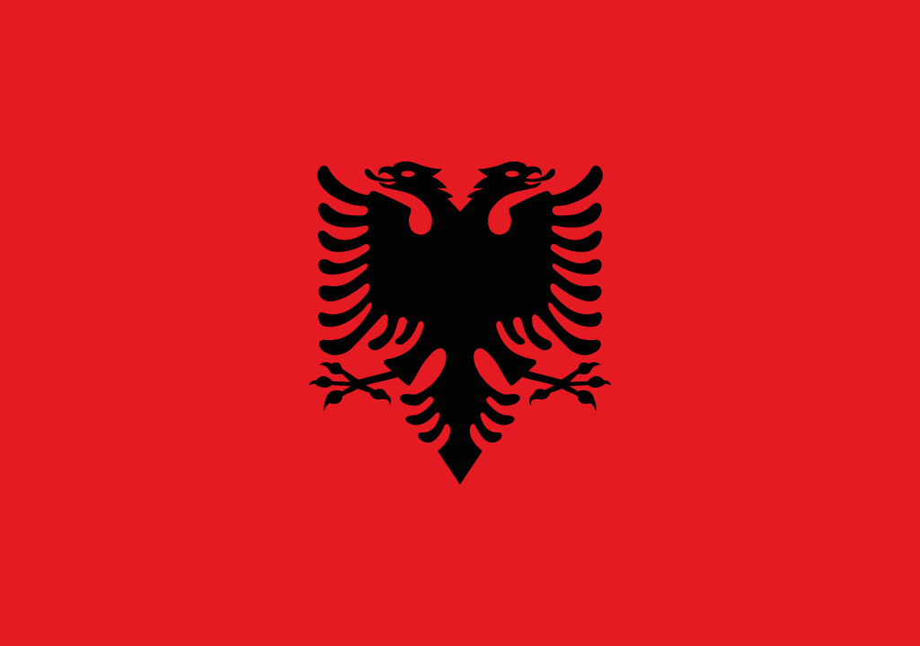 BANDEIRA DA ALBANIA