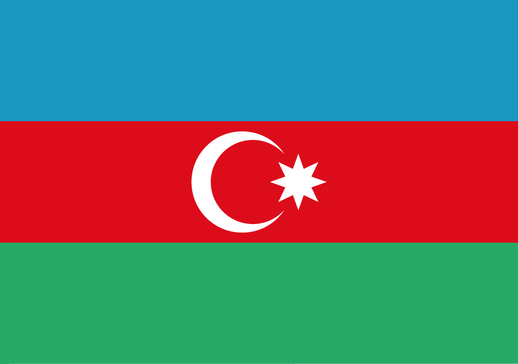 BANDEIRA DO AZERBAIJAO