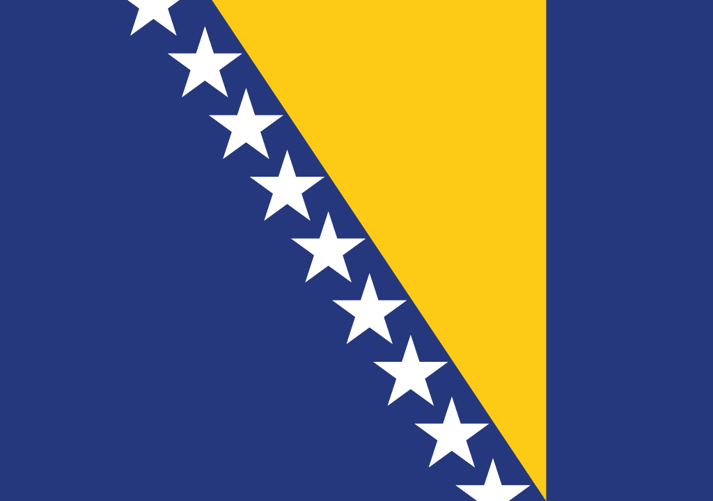 BANDEIRA BOSNIA E HERZEGOVINA