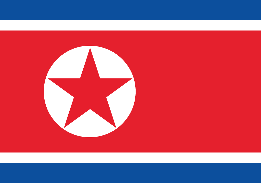 BANDEIRA DA COREIA DO NORTE