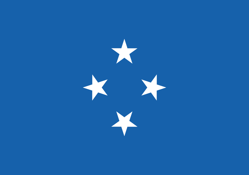 BANDEIRA DOS ESTADOS FEDERADOS DA MICRONESIA