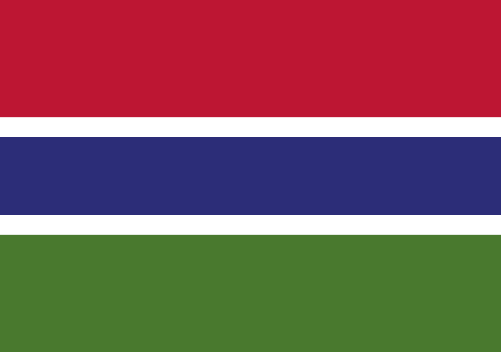 BANDEIRA DA GAMBIA