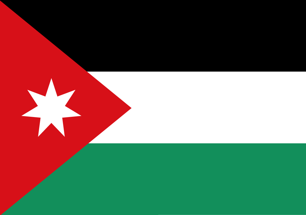 BANDEIRA DA JORDANIA