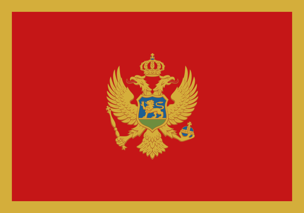 BANDEIRA DA MONTENEGRO