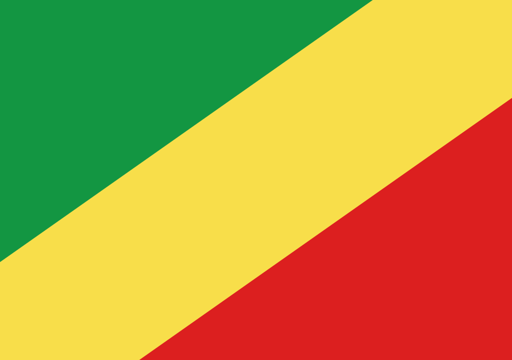 BANDEIRA DA REPUBLICA DO CONGO