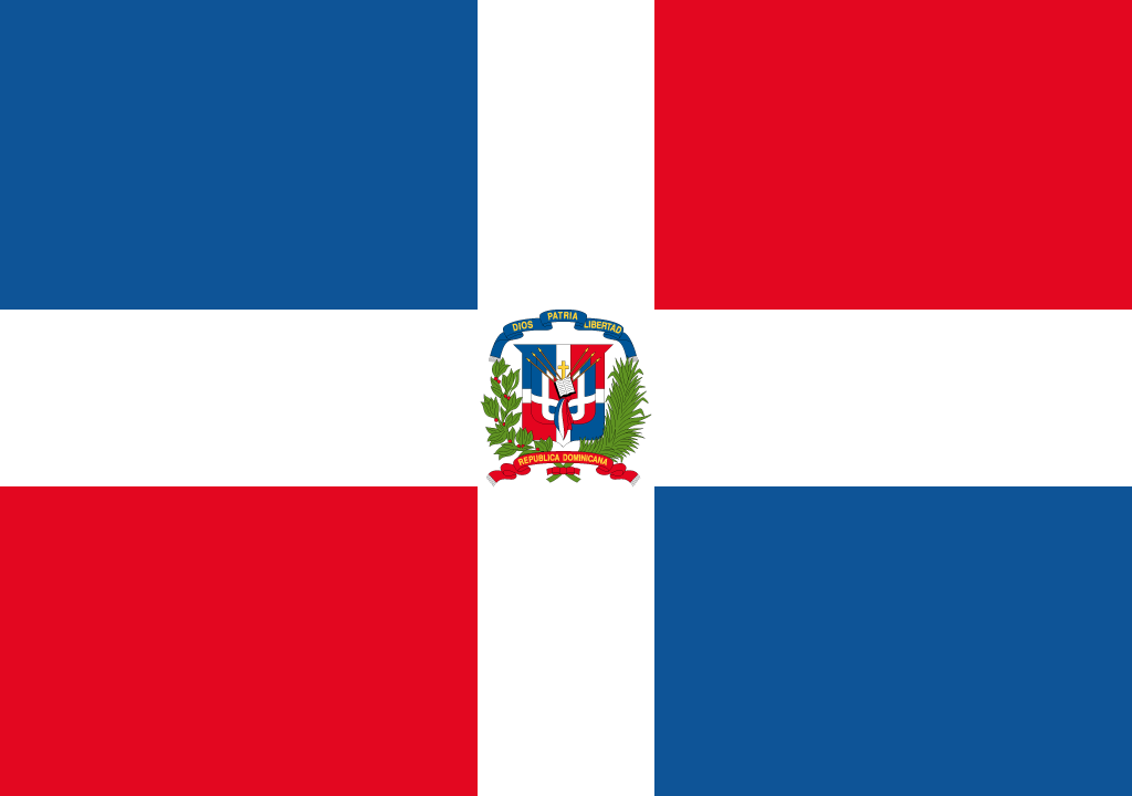 BANDEIRA DA REPUBLICA DOMINICANA