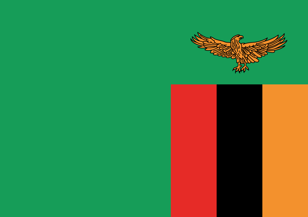 BANDEIRA DA ZAMBIA