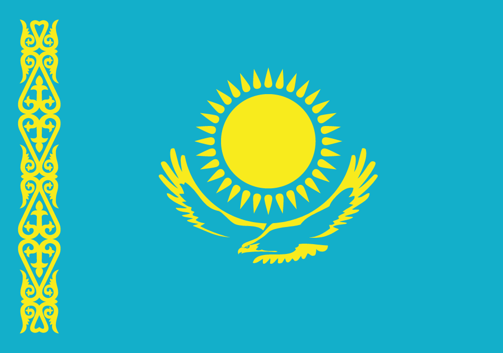 Flag of Kazakhstan