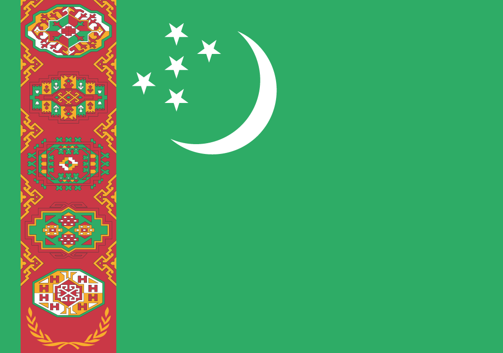 Flag of Turkmenistan