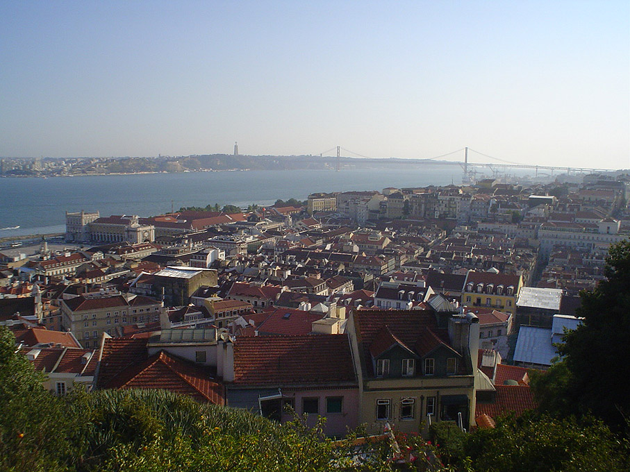 Fotografia Vista da Baixa Pombalina do Castelo de São Jorge, Lisboa