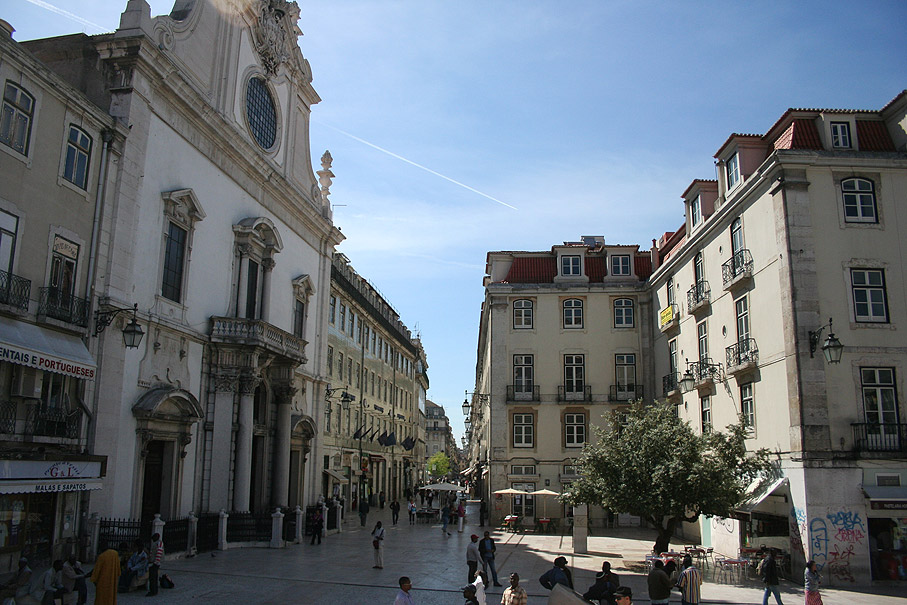 Fotografia Largo de São Domingos, Rossio Lisboa