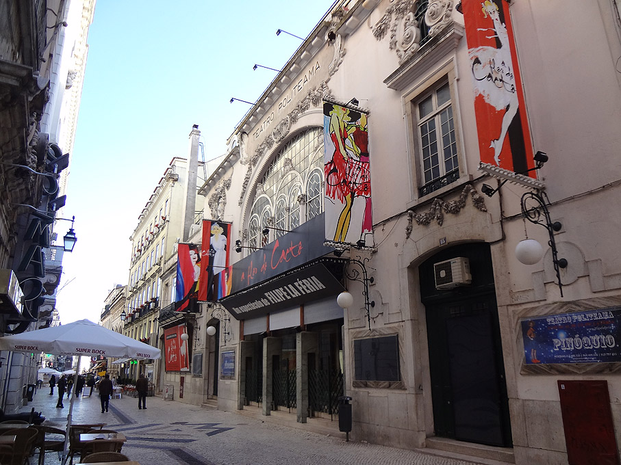 Fotografia Teatro Politeama, Rua do Coliseu Lisboa