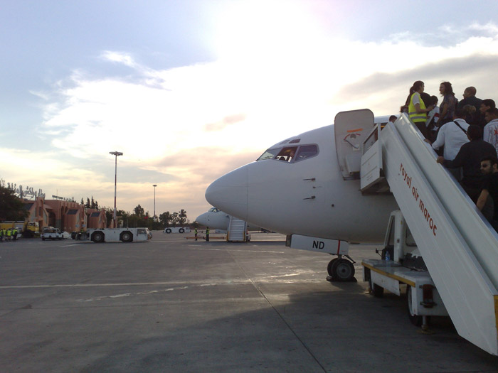 Photo of low-cost airline in Marrakech airport