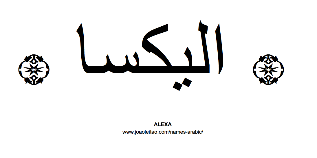 Your Name in Arabic: Alexa name in Arabic