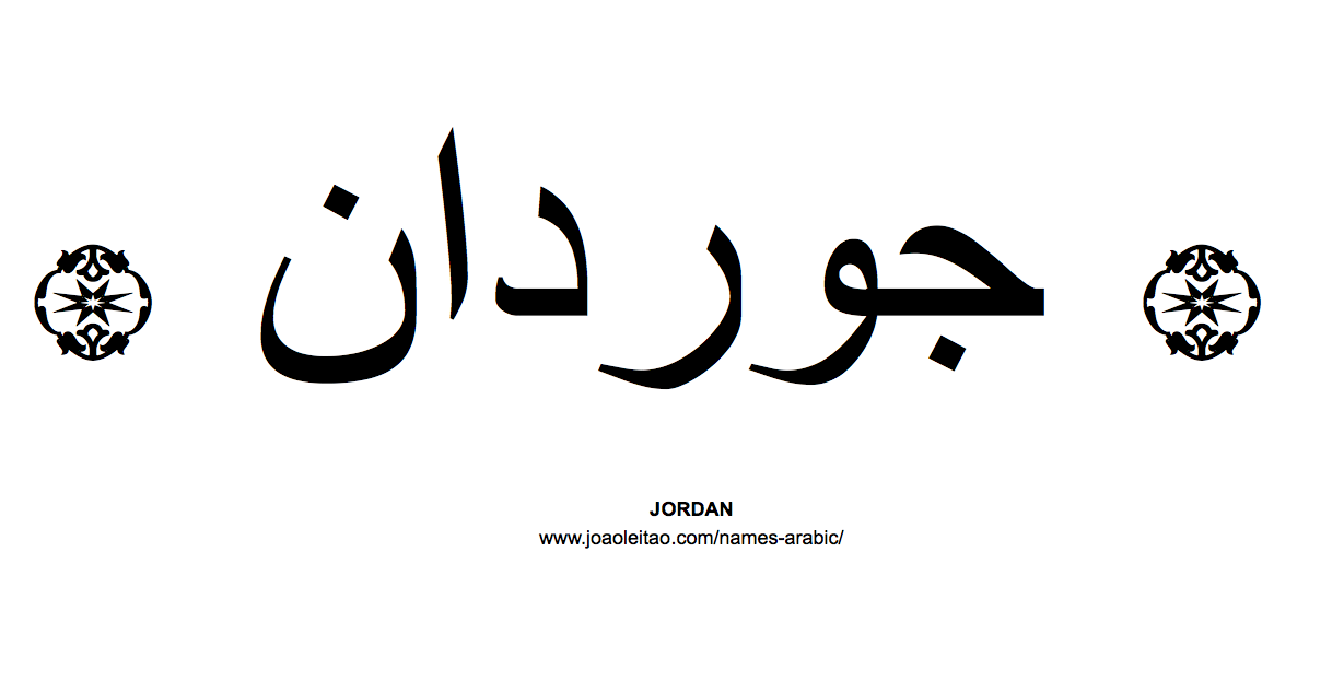 jordan country name in arabic