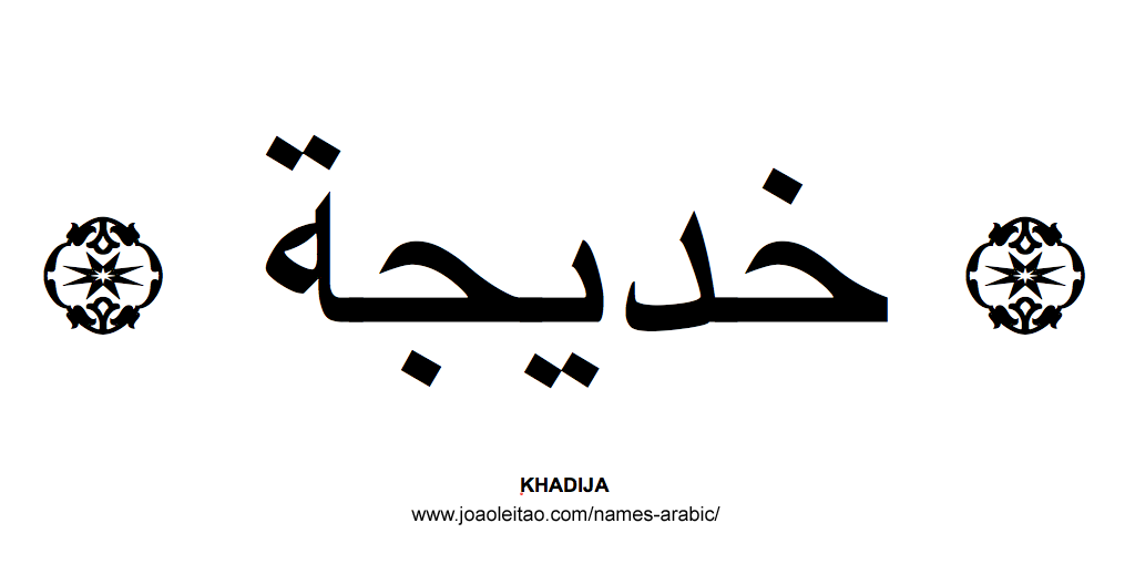 Khadija Muslim Woman Name