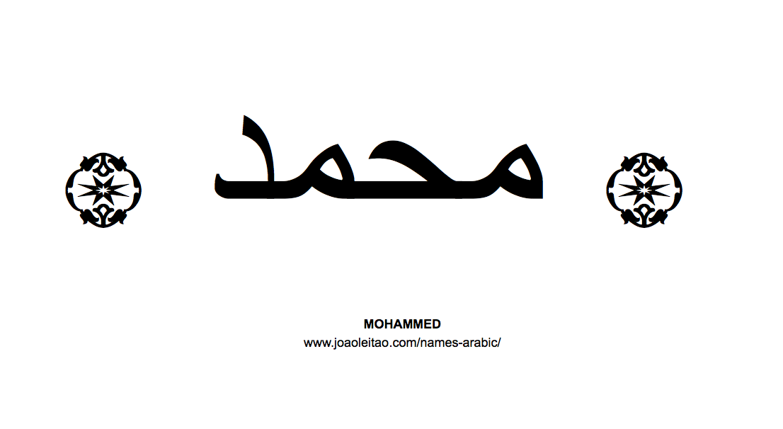 Your Name in Arabic: Mohammed name in Arabic