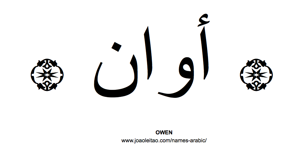 Your Name in Arabic: Owen name in Arabic