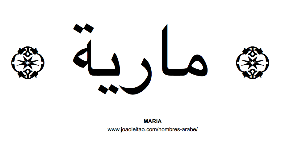 Maria Nombre Arabe de Mujer
