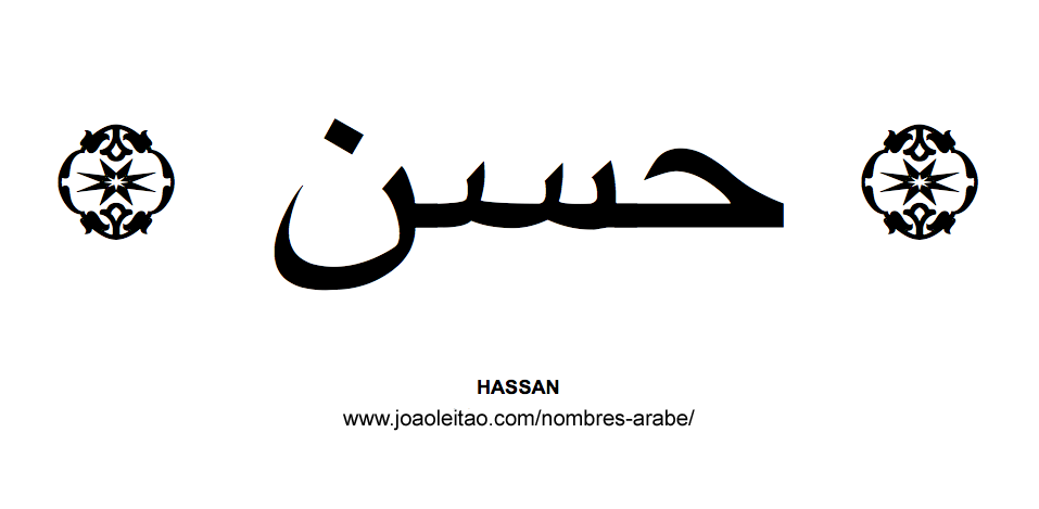 HASSAN Nombre Arabe de Hombre