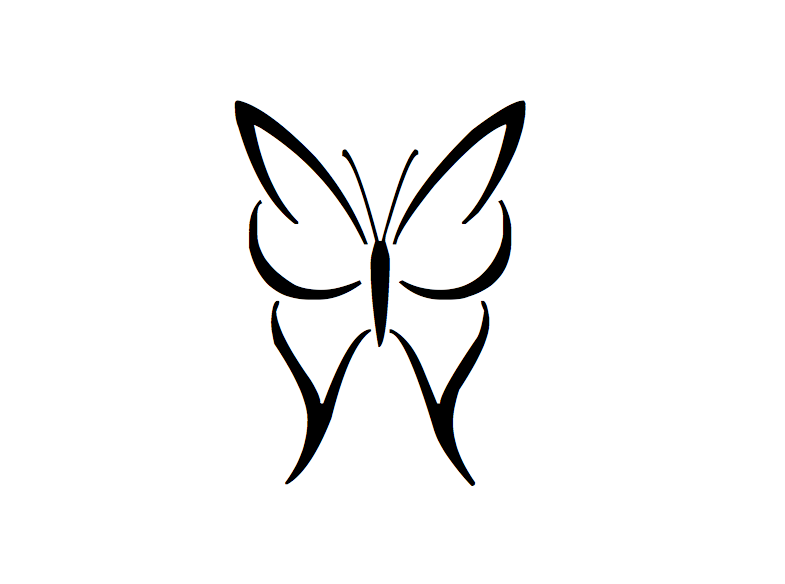 Desenho de Borboleta para Tatuagem