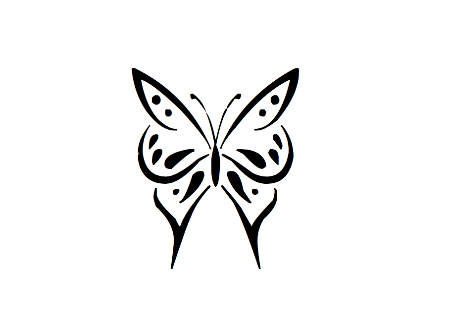 Desenho de Borboleta para Tatuagem