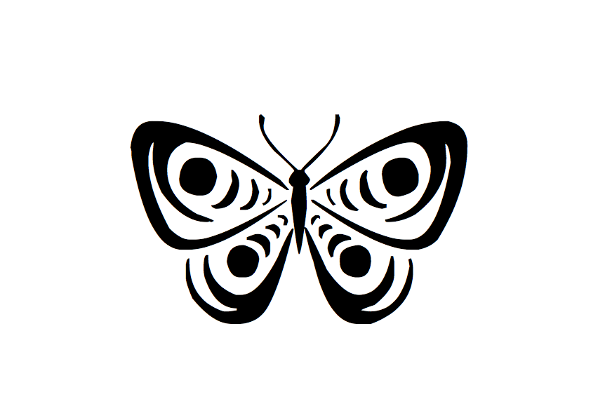 Desenho de Borboleta para Tatuagem