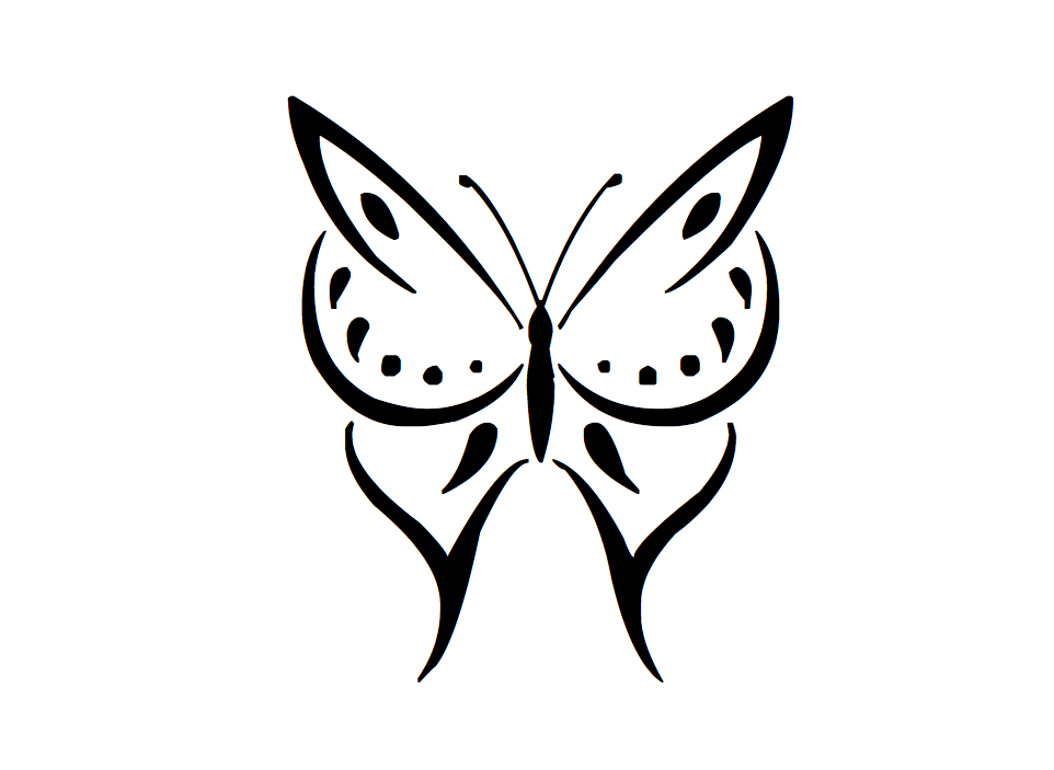 Desenho de Borboleta para Tatuagem